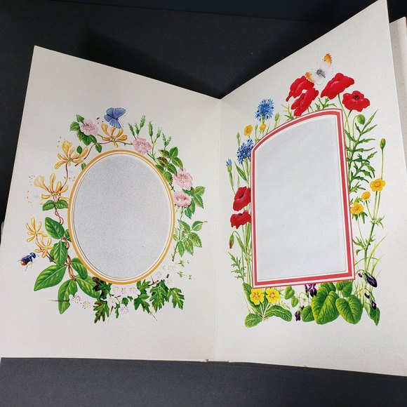 Vintage Photo Album Flower Garden Unused 1994 Hard Back Floral - Picture 3 of 10